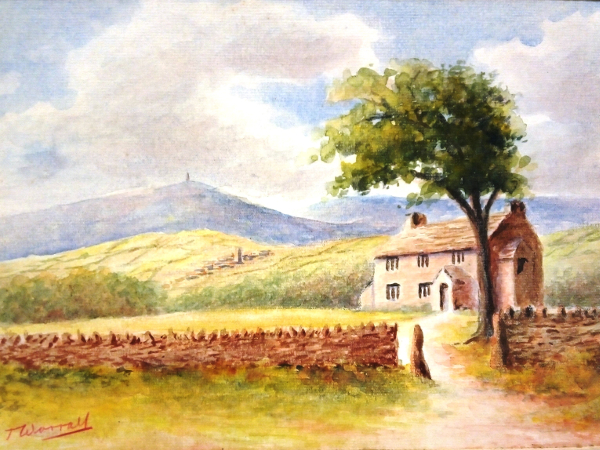 Painting of Stoodley Pike